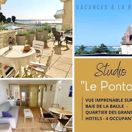 Studio Face Mer / Terrasse De 30m2 / 4 Pers. Apartamento La Baule-Escoublac